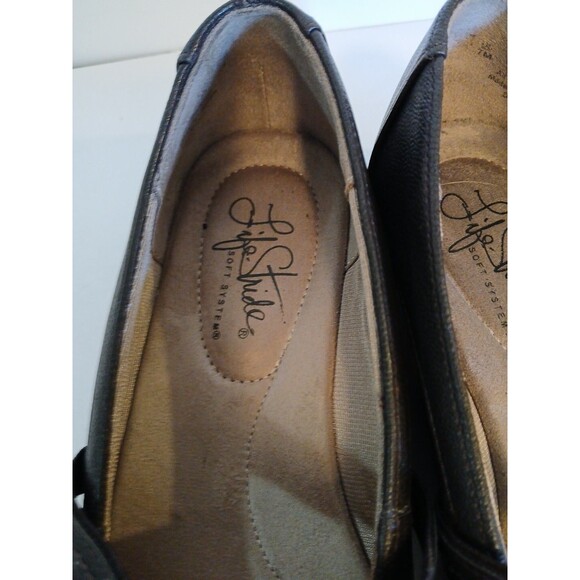 LifeStride Dare Mary Janes Black Wm US Sz 7M Strap Front Side Design Slip-on - Picture 11 of 16